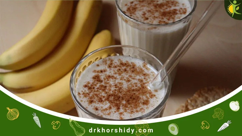 بستنی رژیمی با موز و شیر