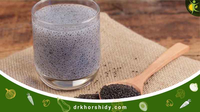 شزبت دانه چیا اماده برای مصرف و برخورداری از خواص دانه چیا