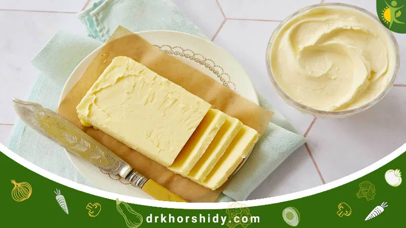 کره گیاهی جامد بر روی میز